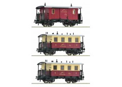 Set de 3 vagoane calatori Sonnblick-Bahn - H0 Roco 6200063